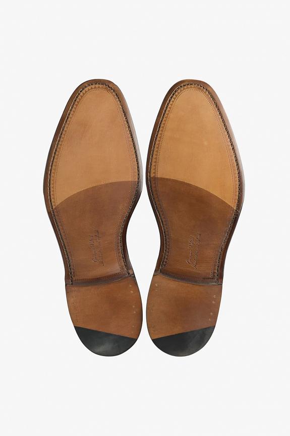 LOAKE Aldwych Calf Oxford dark brown-3